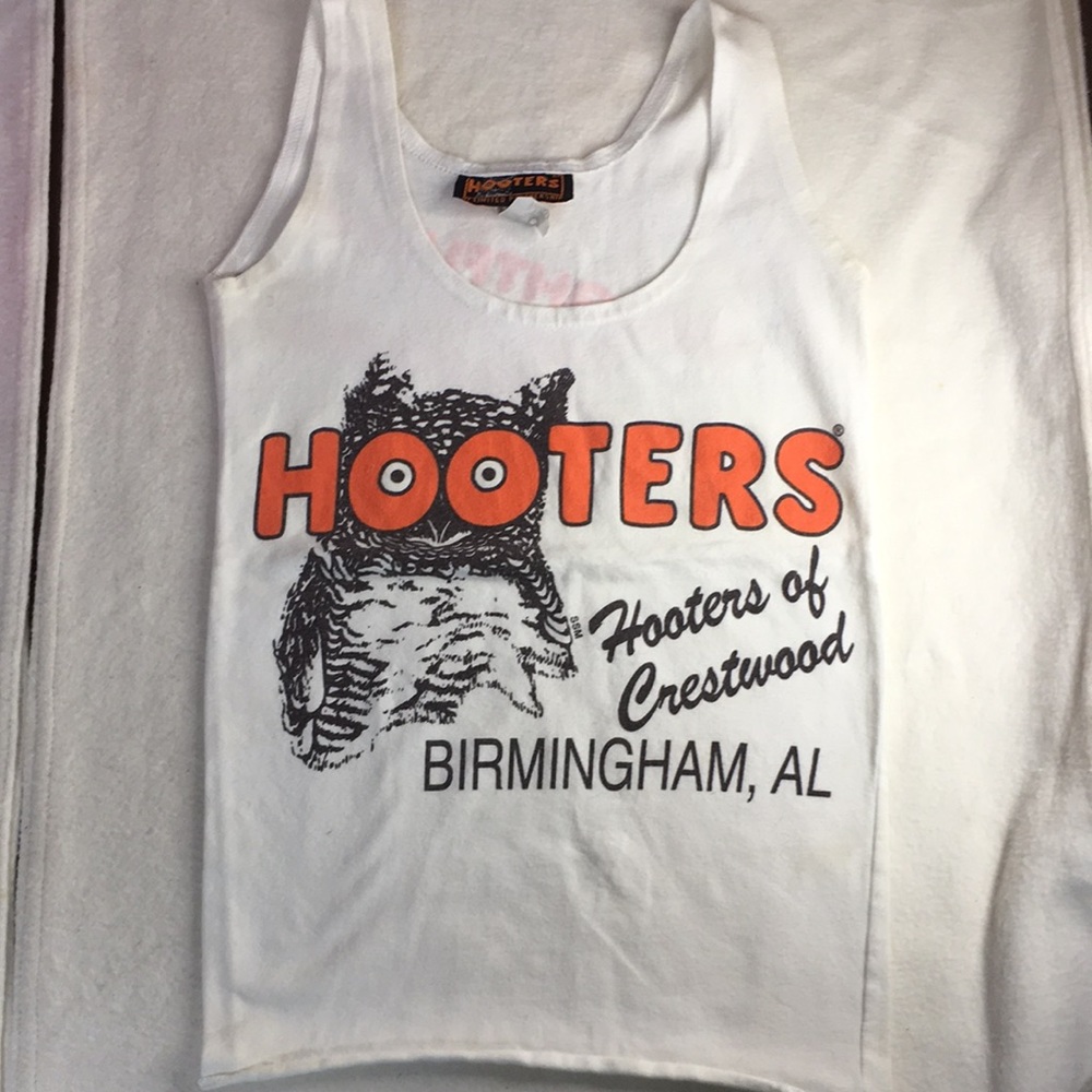 B43 Hooters Girl Worn Vintage Uniform Tank from Birmingham Alabama Size XSmall